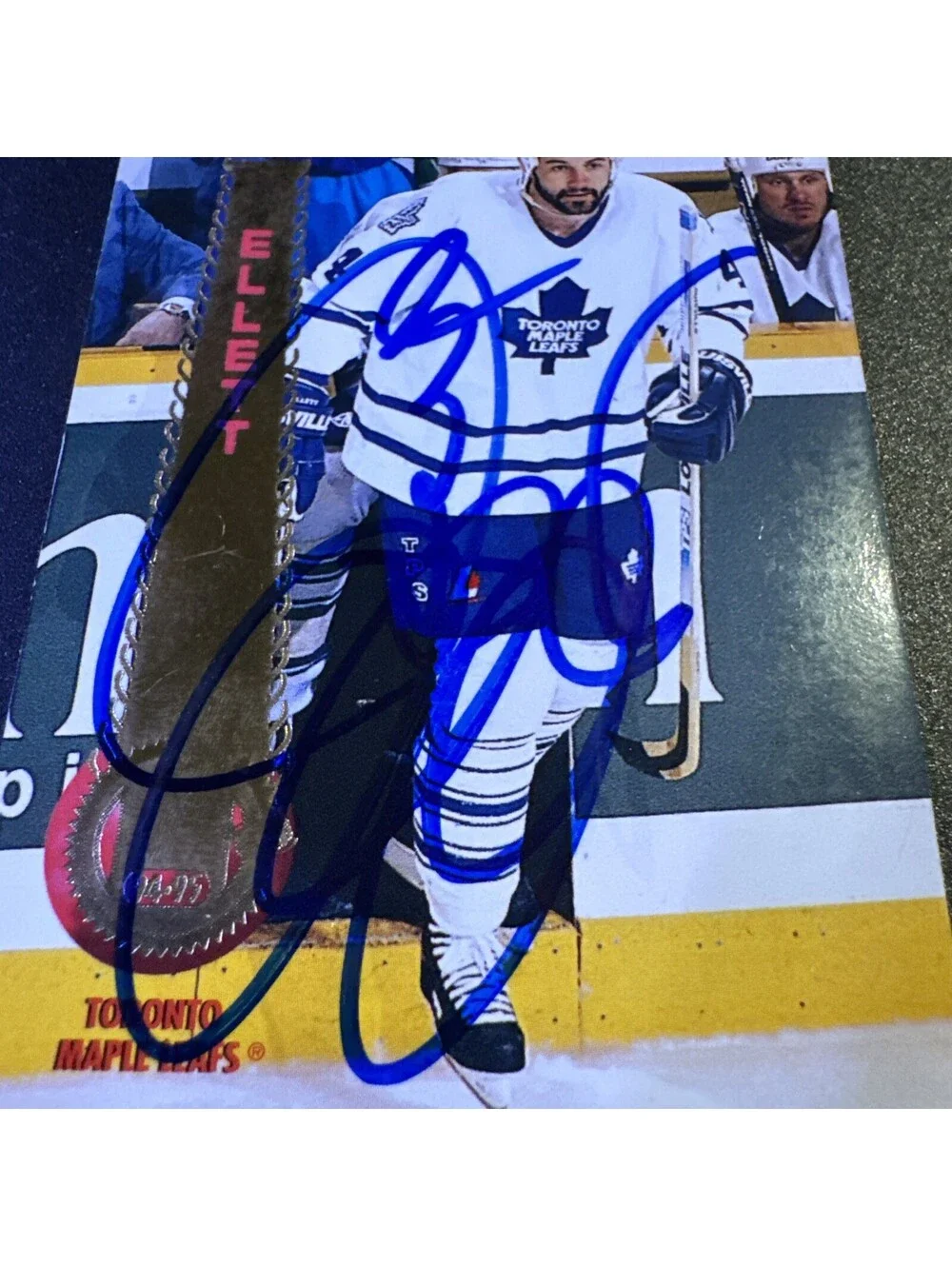 1994-95 Pinnacle - Dave Ellett #209 - TTM Autographed! No COA